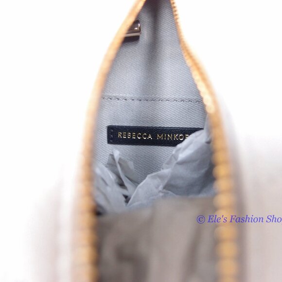 NWT Rebecca Minkoff Julian Mini Quilted Leather Backpack Pearl Off White AUTHNTC main image 5